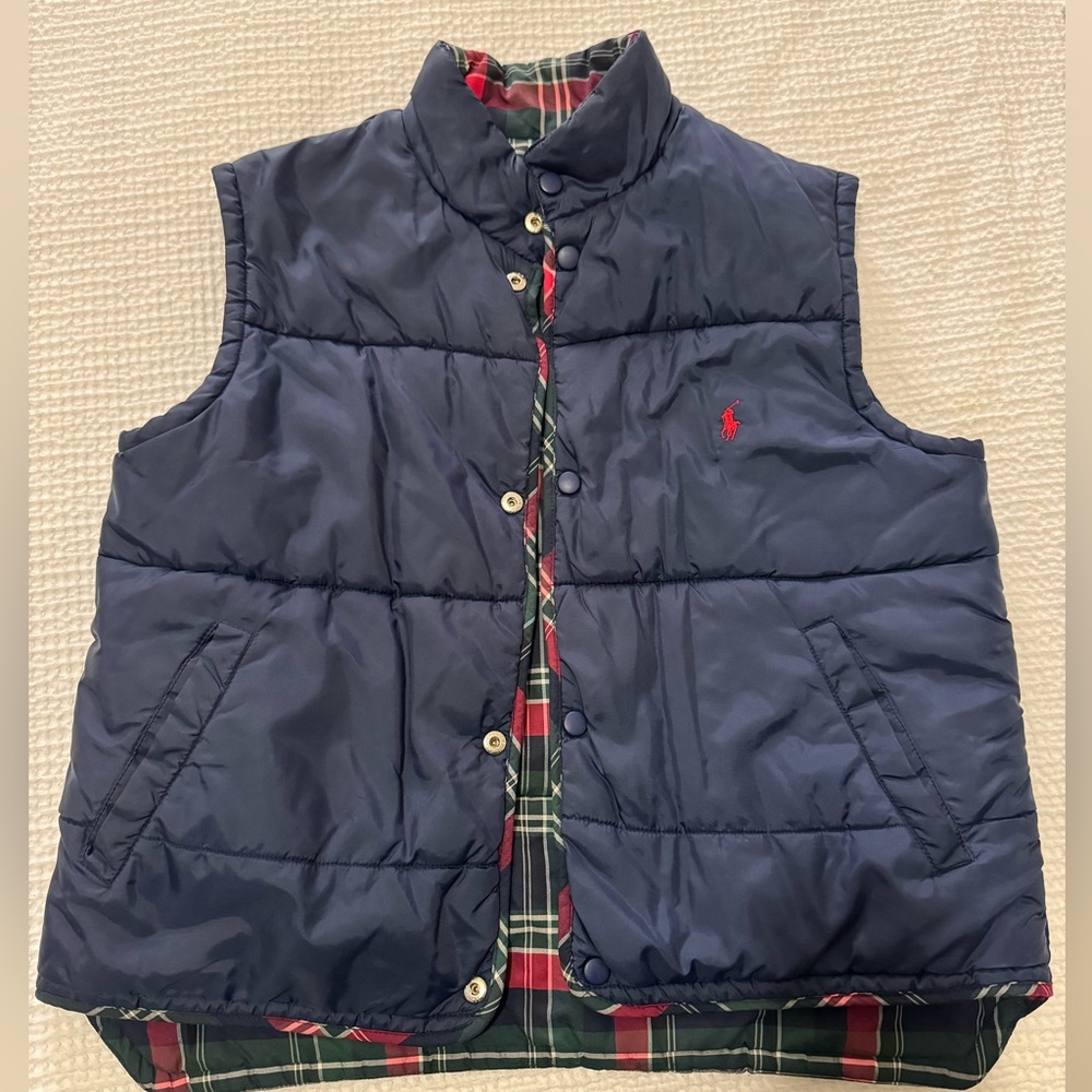 Ralph Lauren Navy Blue Puffer Vest